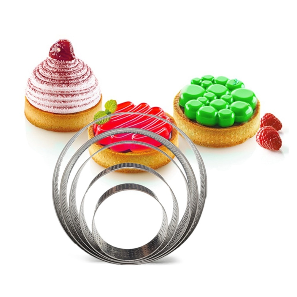 Round Stainless Steel DIY Cake and Pizza Mold