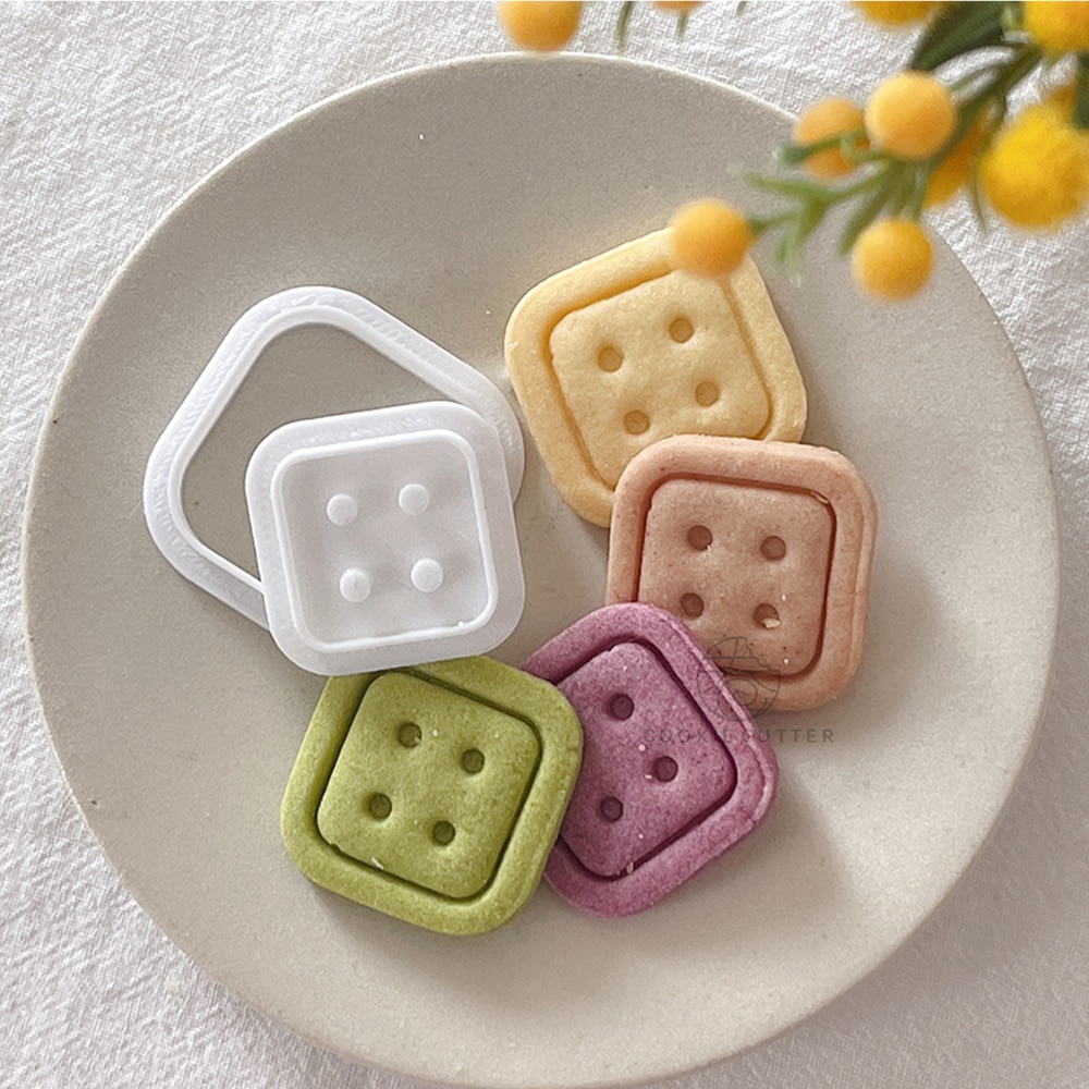 Button Shapes Biscuit Mold