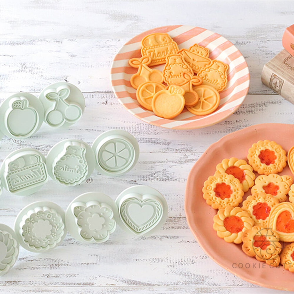 Valentine Day Sandwich Biscuit 3D plunger cutter