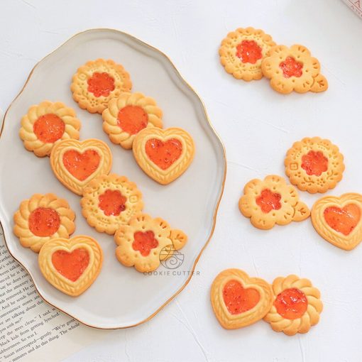 Valentine Day Sandwich Biscuit 3D plunger cutter - Image 2