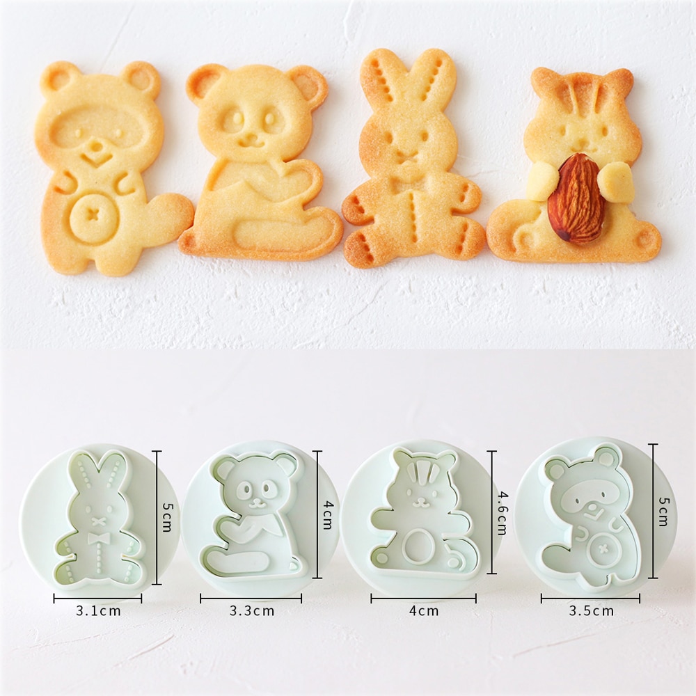 Valentine Day Sandwich Biscuit 3D plunger cutter