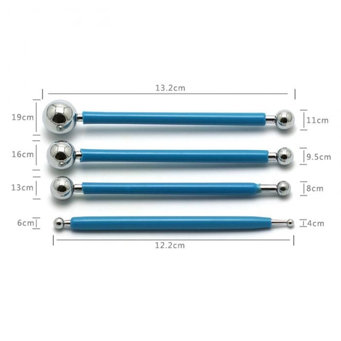 Stainless Ball Sticks Mold Sugarcraft Fondant modeling tool