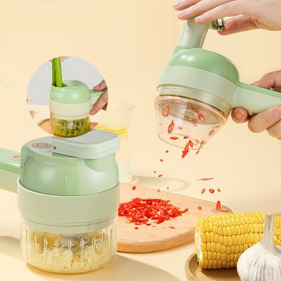 Electric Vegetable Cutter Set Handheld Wireless