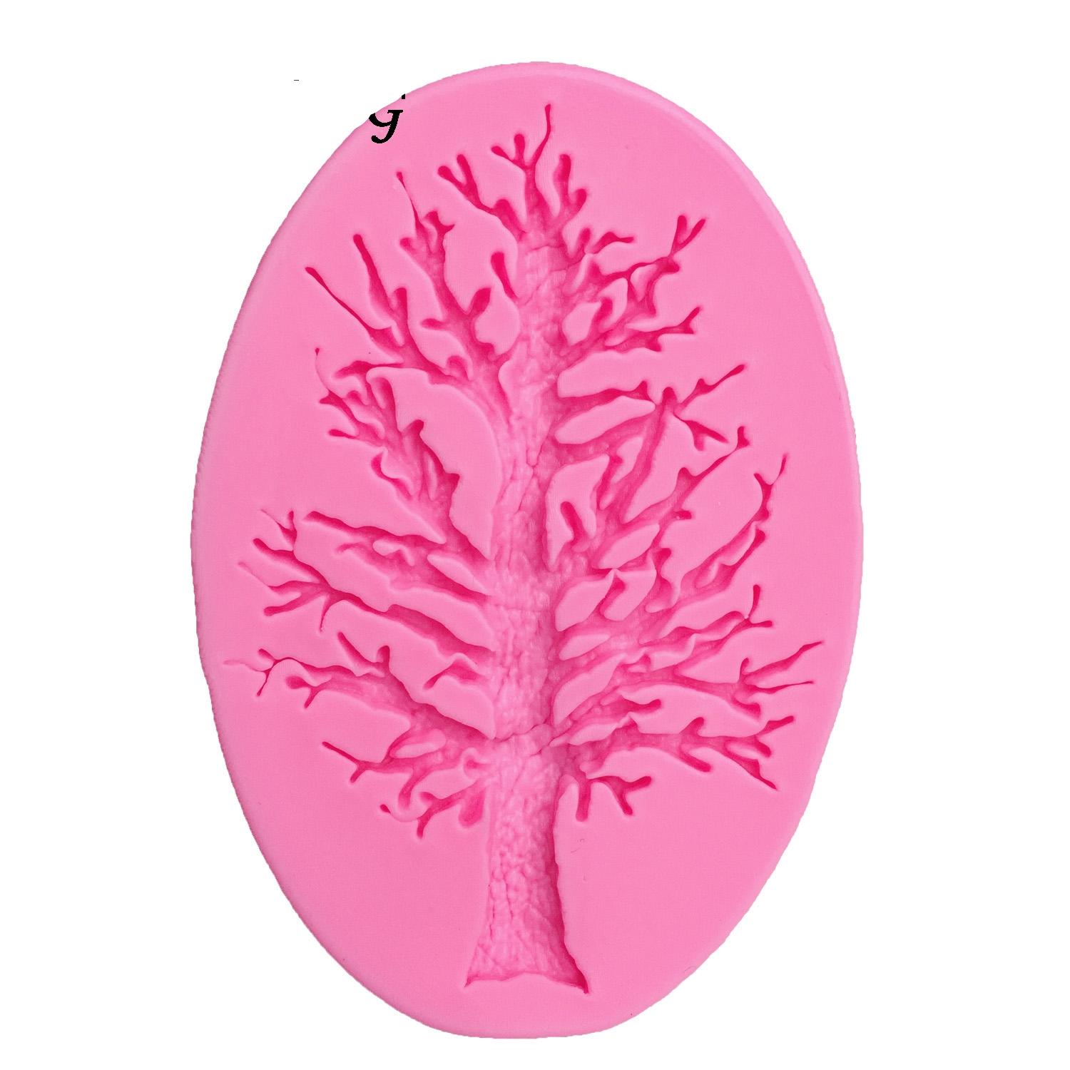 3D Tree Silicone Mold for Fondant Chocolate Sugarcraft