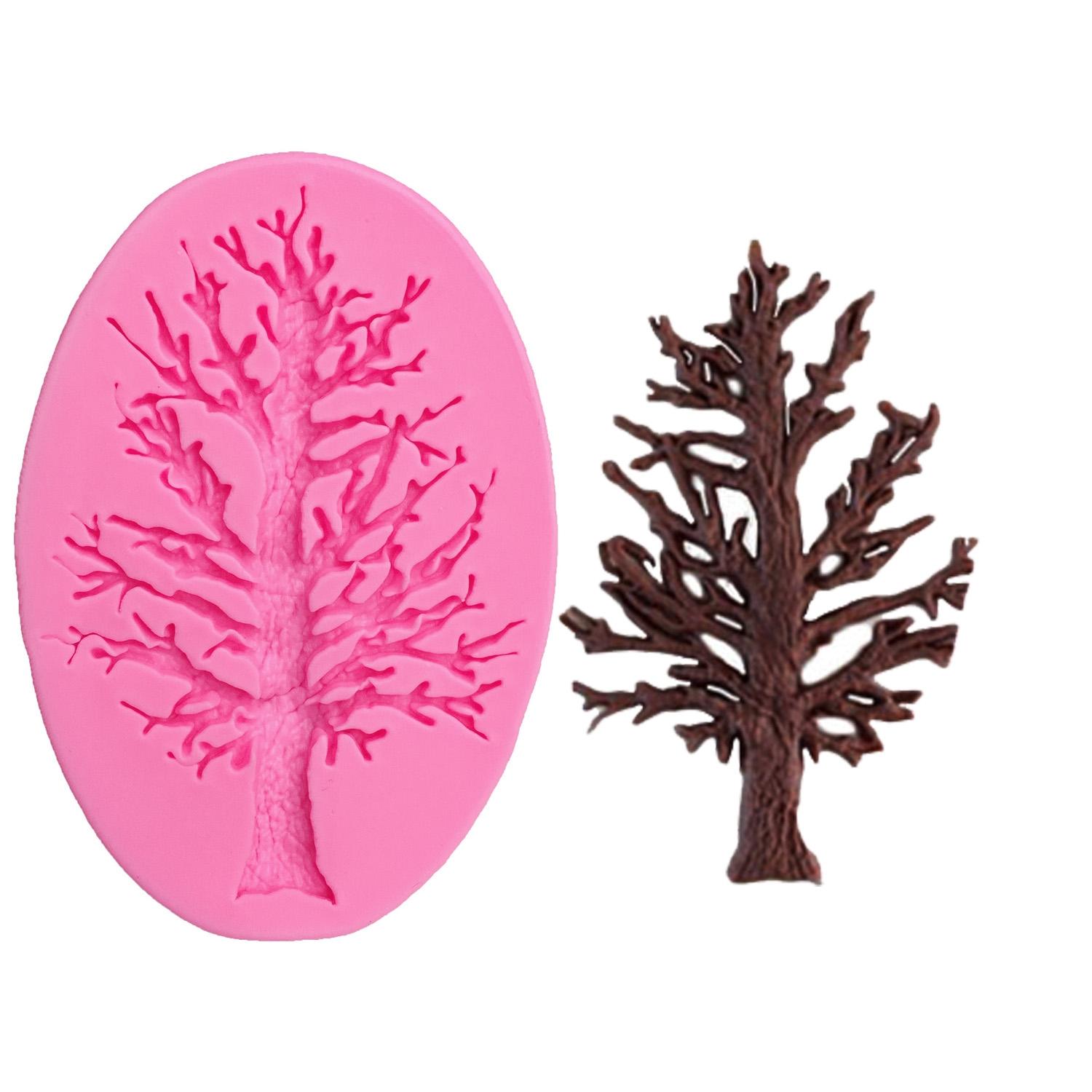 3D Tree Silicone Mold for Fondant Chocolate Sugarcraft