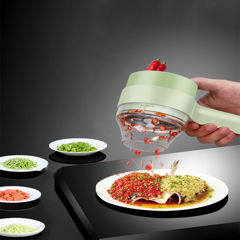 Electric Vegetable Cutter Set Handheld Wireless