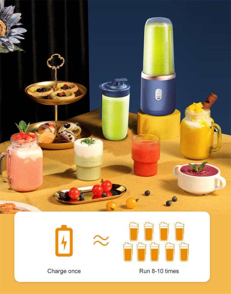 6 Blades Portable small Juicer