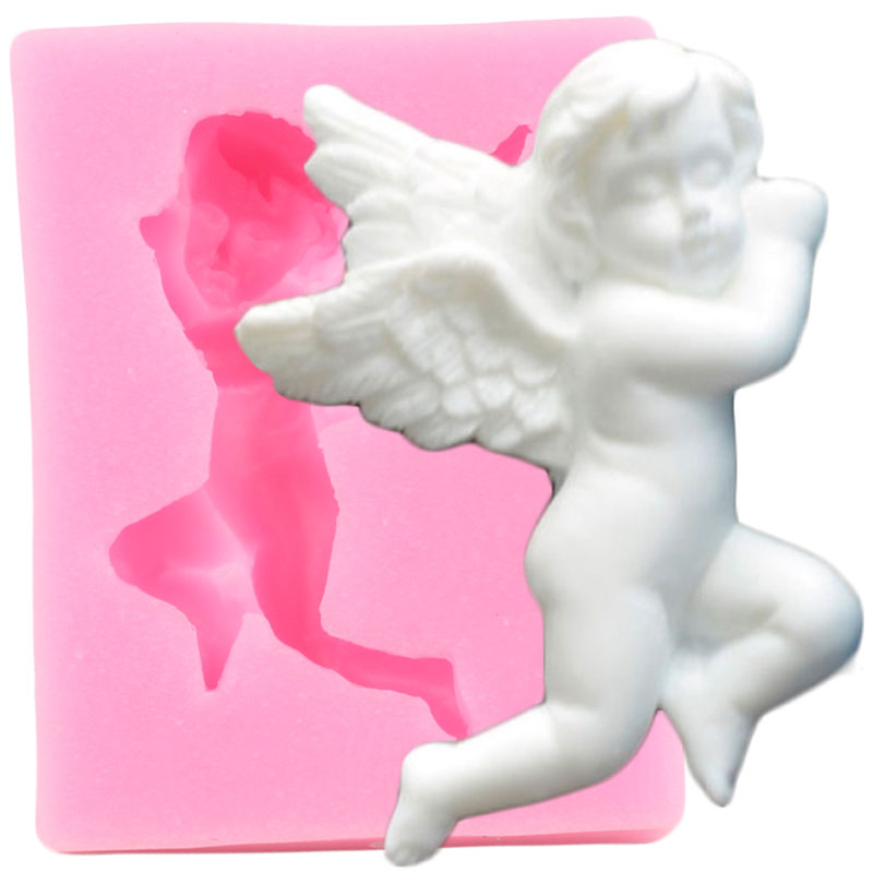 3D Cupid Angel Baby Silicone Molds