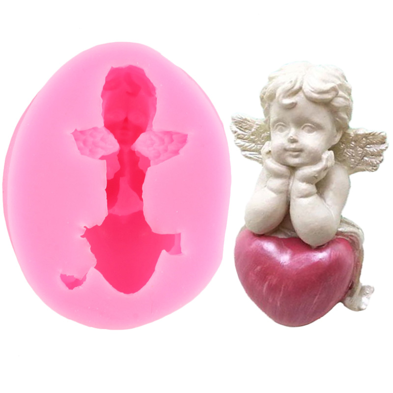 3D Cupid Angel Baby Silicone Molds