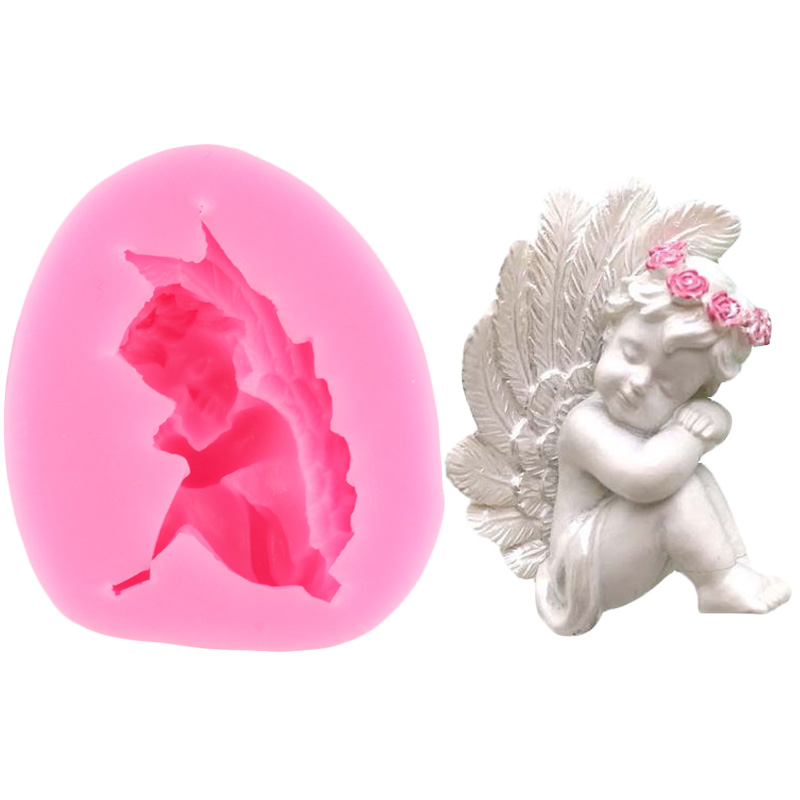 3D Cupid Angel Baby Silicone Molds