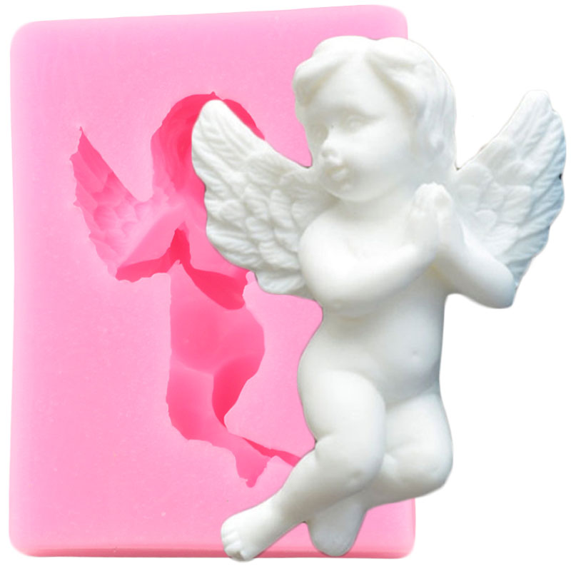 3D Cupid Angel Baby Silicone Molds