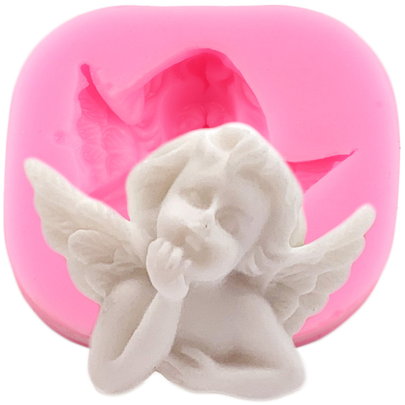 3D Cupid Angel Baby Silicone Molds