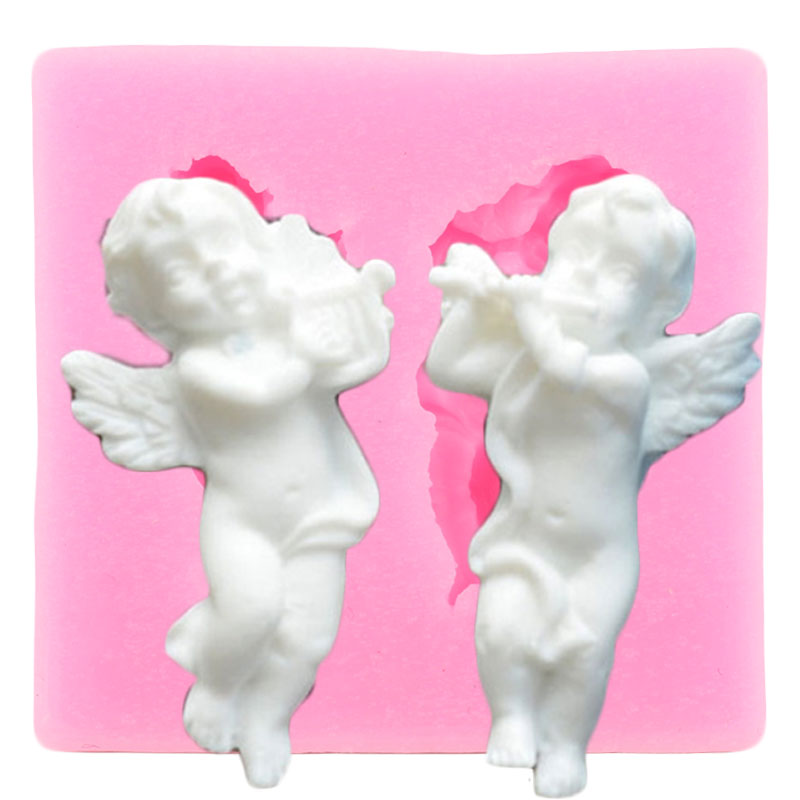 3D Cupid Angel Baby Silicone Molds