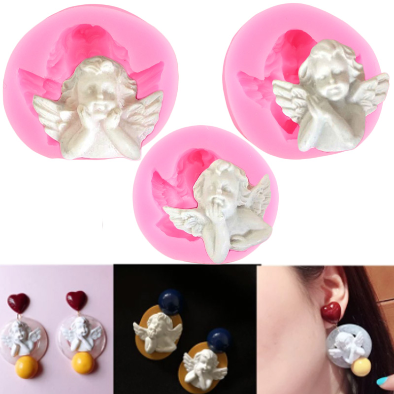 3D Cupid Angel Baby Silicone Molds