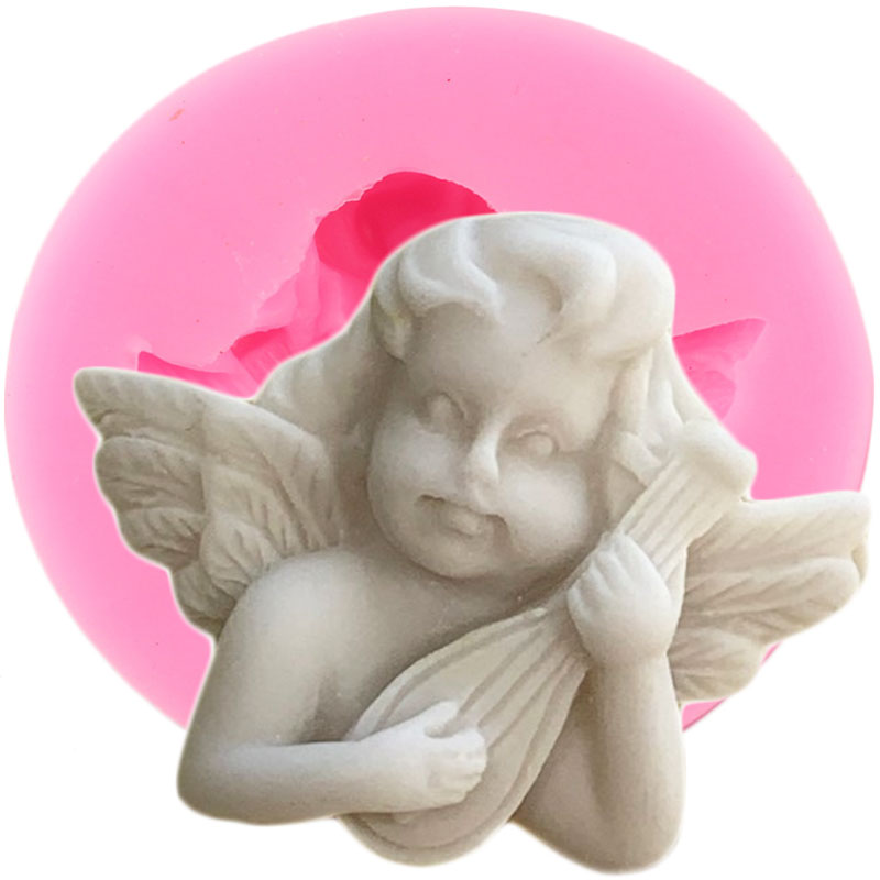 3D Cupid Angel Baby Silicone Molds