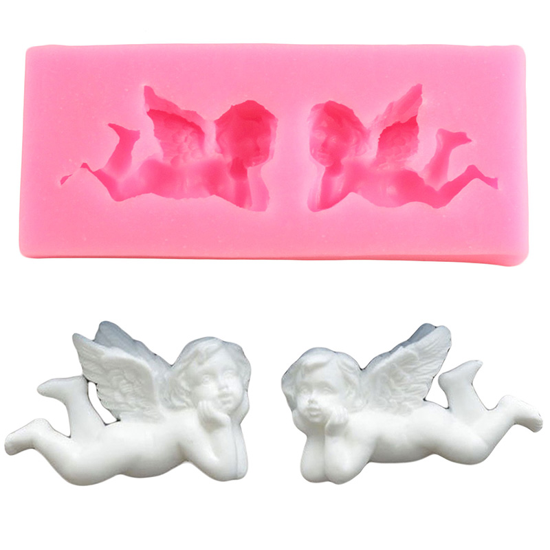 3D Cupid Angel Baby Silicone Molds