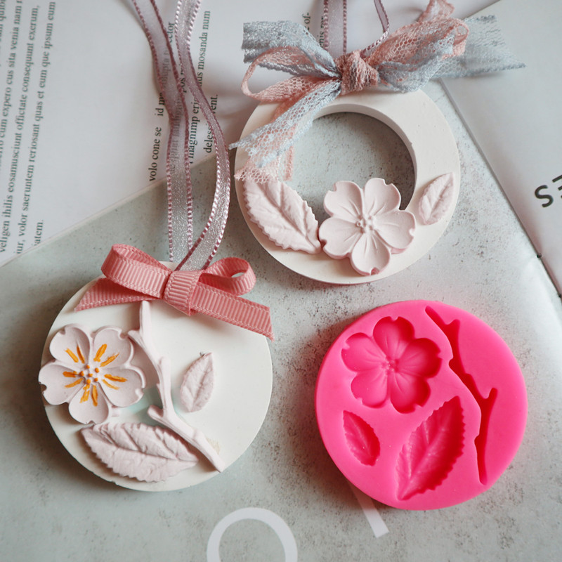 Peach Blossom Assembly Flower Silicone Mould