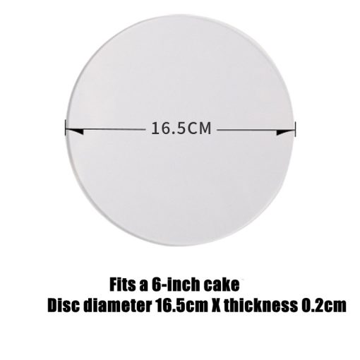 Round Acrylic Cake Discs topper - Image 5