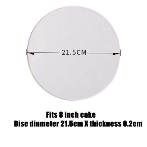 Round Acrylic Cake Discs topper - Image 6