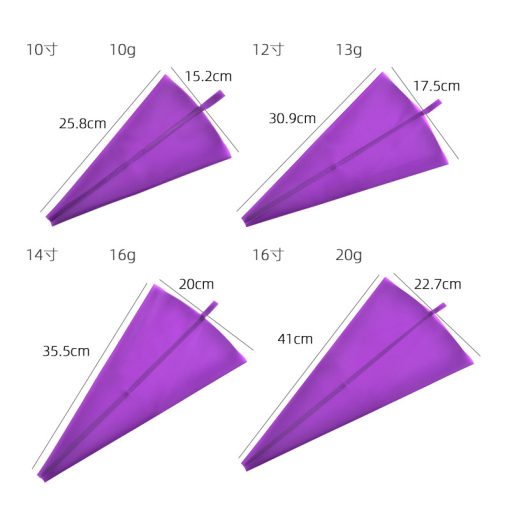 Reusable Silicone Icing Piping Pastry Bags - Image 5