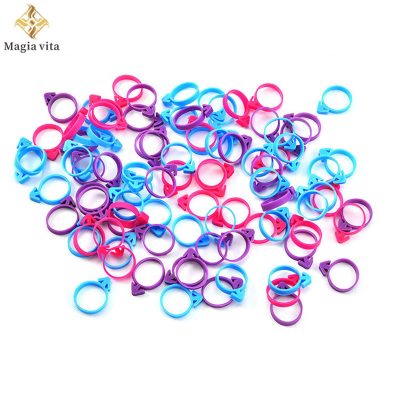 10 Pcs Silicone Icing Bag Ties Fixed Rings No Leaks Pastry Baking Tool