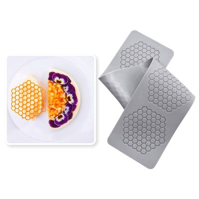 Honeycomb-Shaped Silicone Fondant Lace Mat