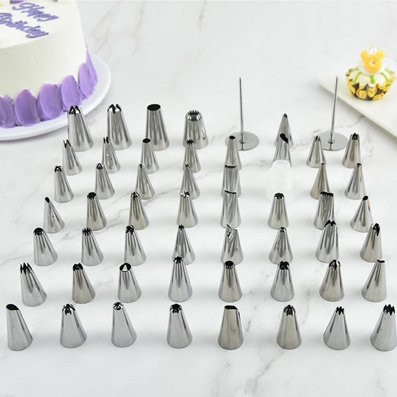 Piping Tip Set Stainless Steel  27-29-55 Pcs / Sets