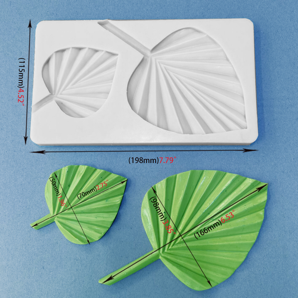 Leaf Silicone Candies Craft Molds Resin Tools Cupcake Baking Molds Fudge Cake Decorating Tools