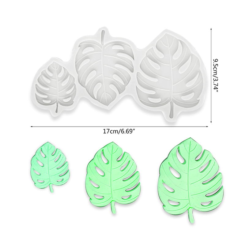 Leaf Silicone Candies Craft Molds Resin Tools Cupcake Baking Molds Fudge Cake Decorating Tools