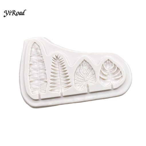 leaf silicone candies craft molds resin tools cupcake baking molds fudge cake decorating tools