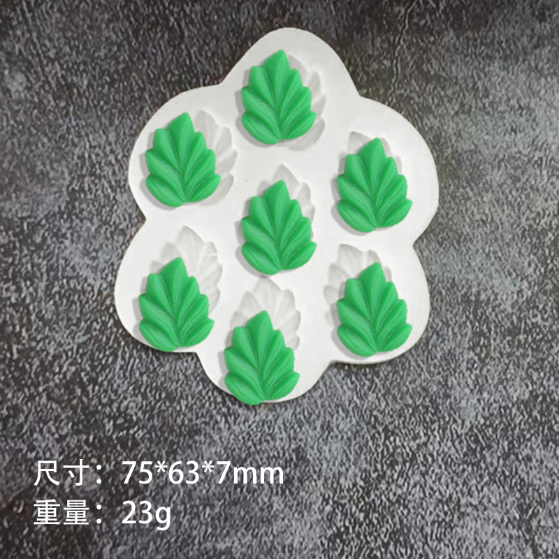 Leaf Silicone Candies Craft Molds Resin Tools Cupcake Baking Molds Fudge Cake Decorating Tools