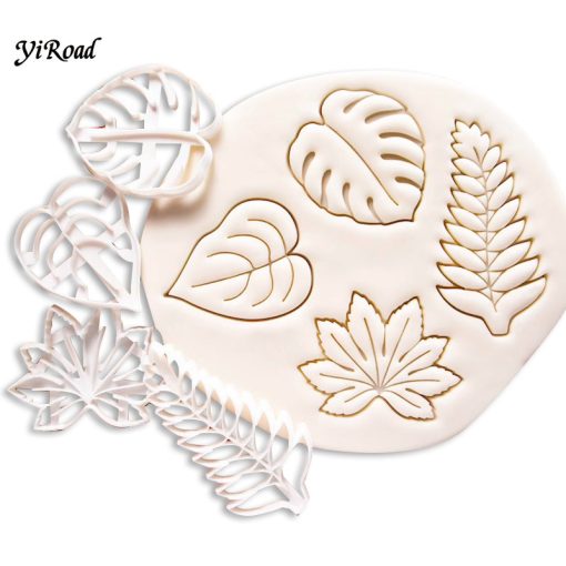 leaf silicone candies craft molds resin tools cupcake baking molds fudge cake decorating tools