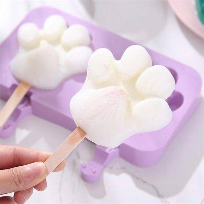 Cute Cartoon Animal Paw Ice Cream Mold