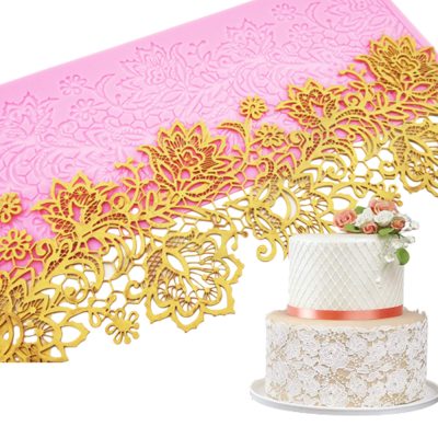 Stunning Sugarcraft Lace Mold Wedding Cake Bliss