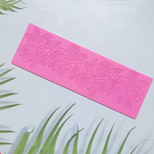 elegant flower lace mold stunning cake decor