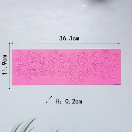 elegant flower lace mold stunning cake decor