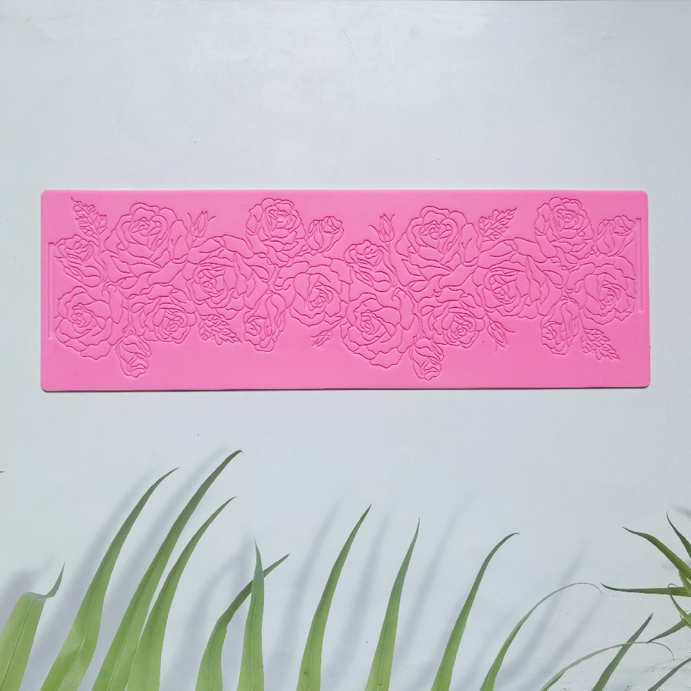 Elegant Flower Lace Mold Stunning Cake Decor