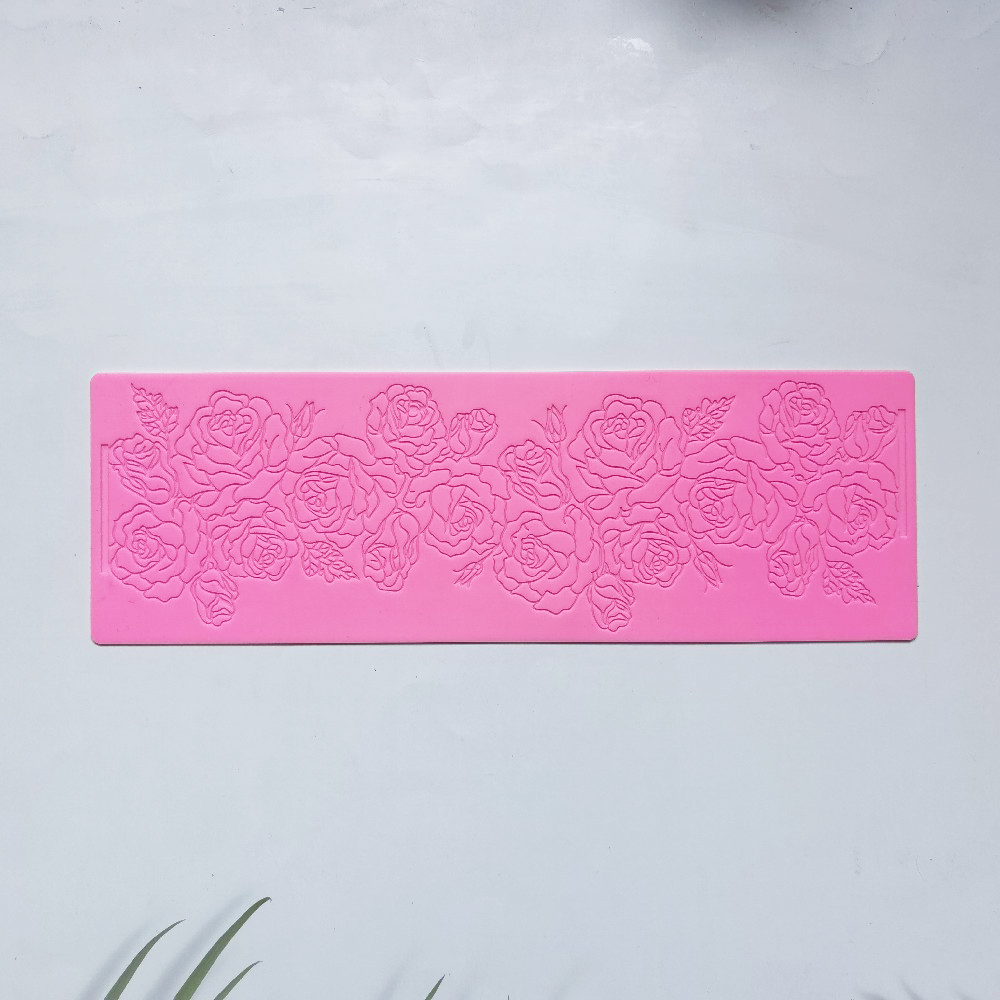 Elegant Flower Lace Mold Stunning Cake Decor