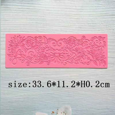 Gorgeous Flower Lace Mold Fondant Perfection