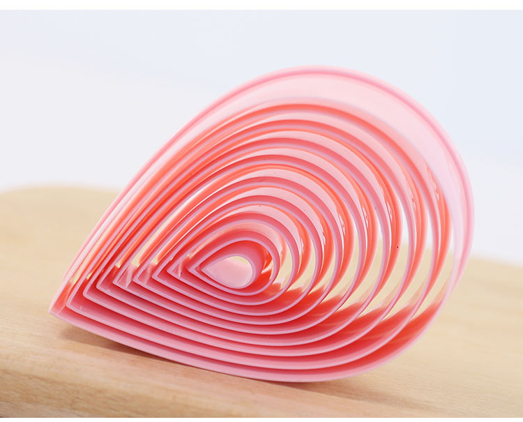 10 PCS Water Droplets Cookie Cutter Set