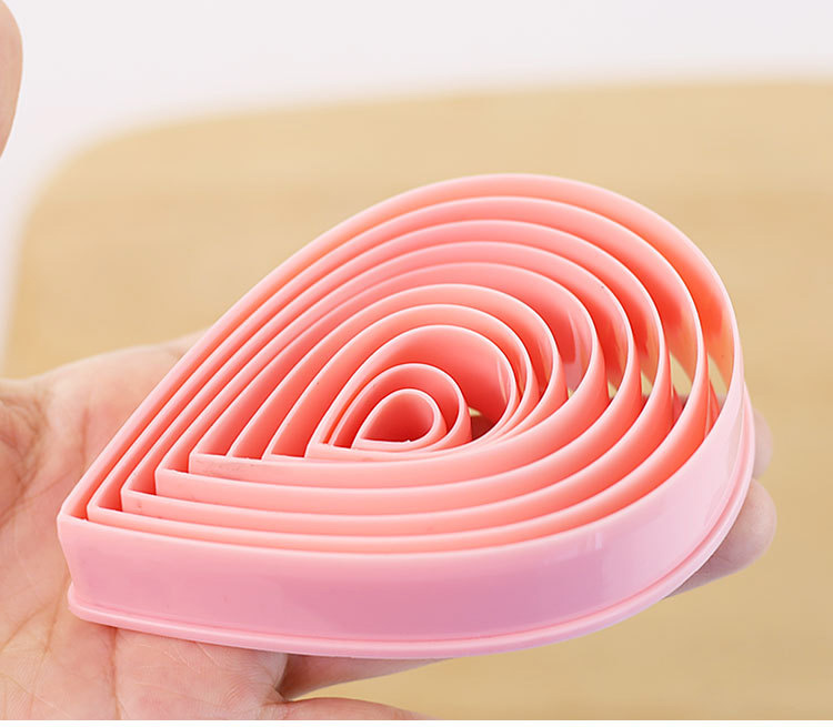 10 PCS Water Droplets Cookie Cutter Set