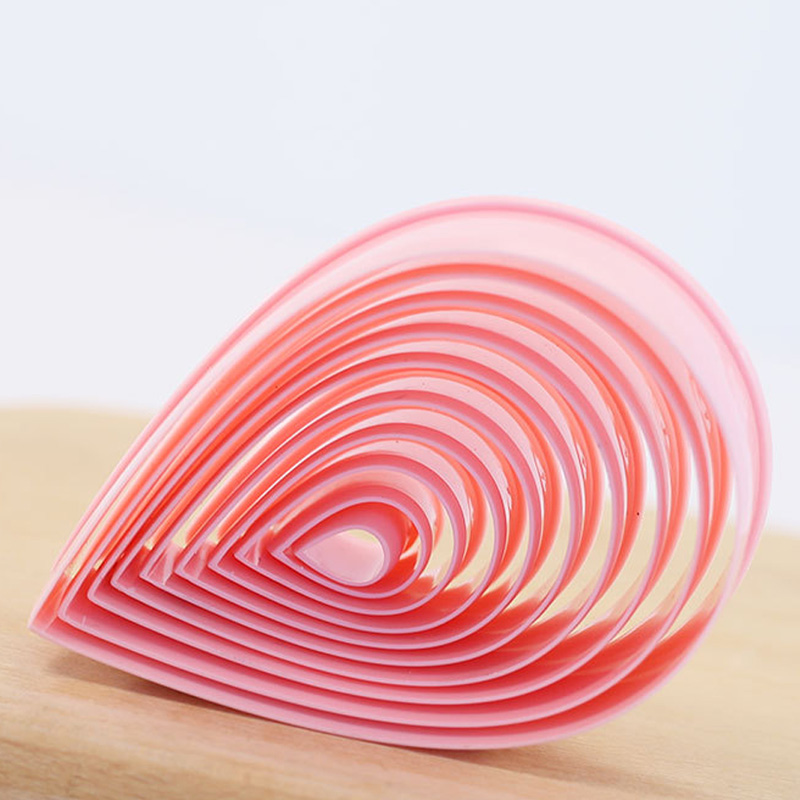 10 PCS Water Droplets Cookie Cutter Set