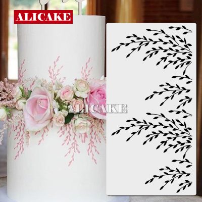 Willow Branch Design Cake Stencil PET