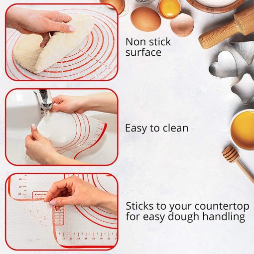 oversize 80/70/60cm silicone baking mat