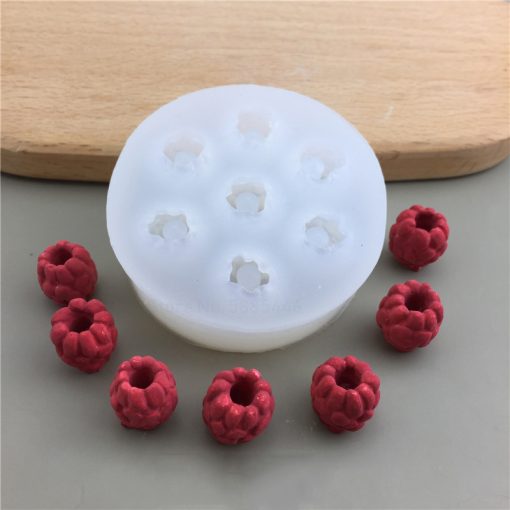 3d blueberry raspberry silicone mold