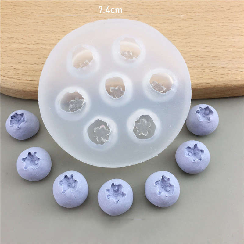 3D Blueberry Raspberry Silicone Mold