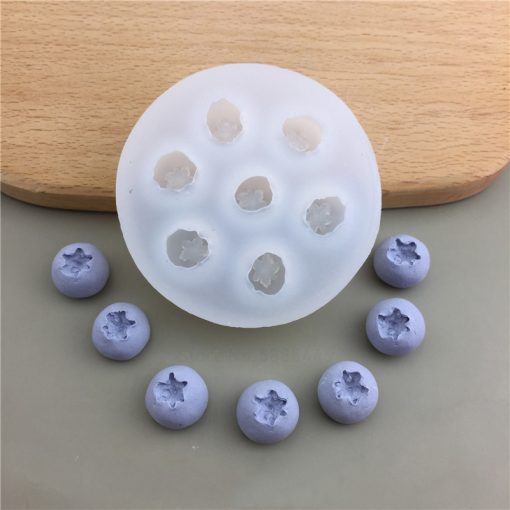 3d blueberry raspberry silicone mold