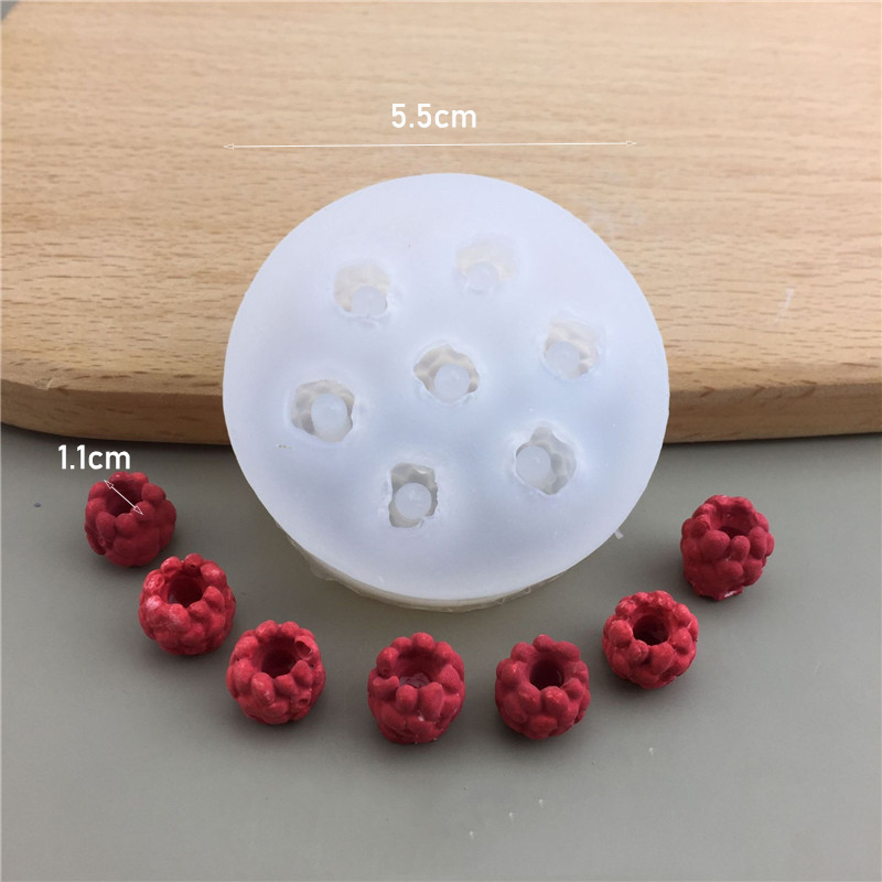 3D Blueberry Raspberry Silicone Mold