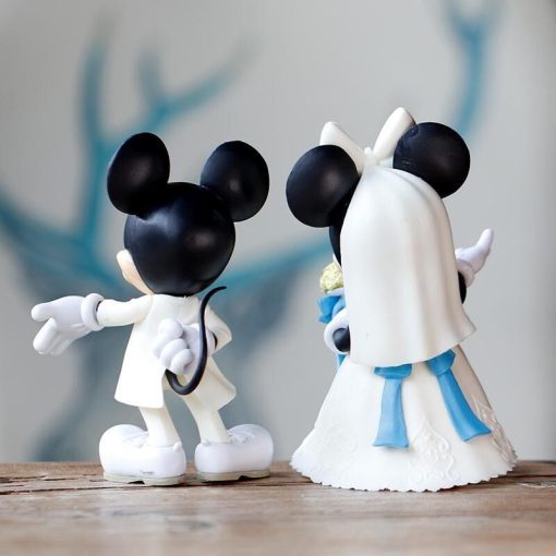 disney cartoon wedding cake topper mickey minnie mouse