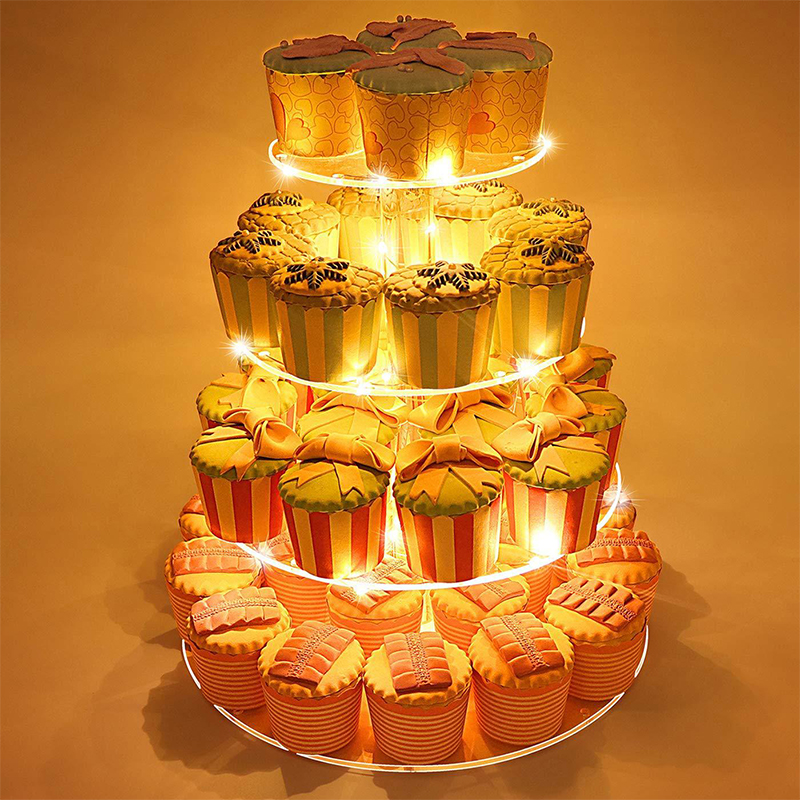 Glowing Cupcake Stand for Desserts